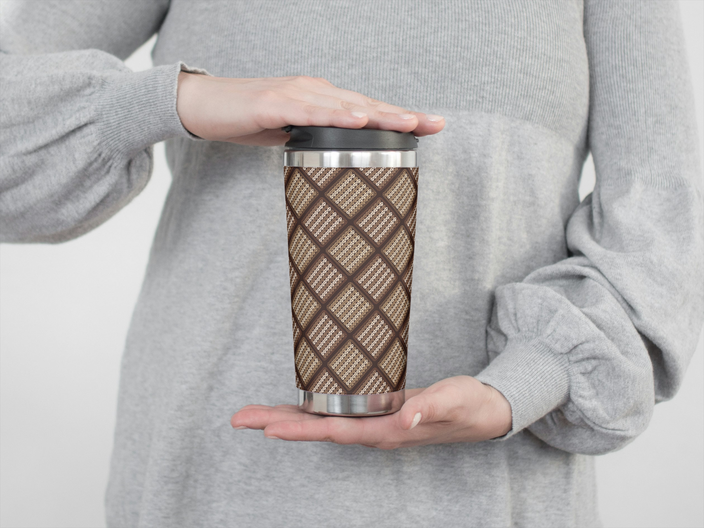Chunky Afghan Mocha Mousse Granny Squares Design