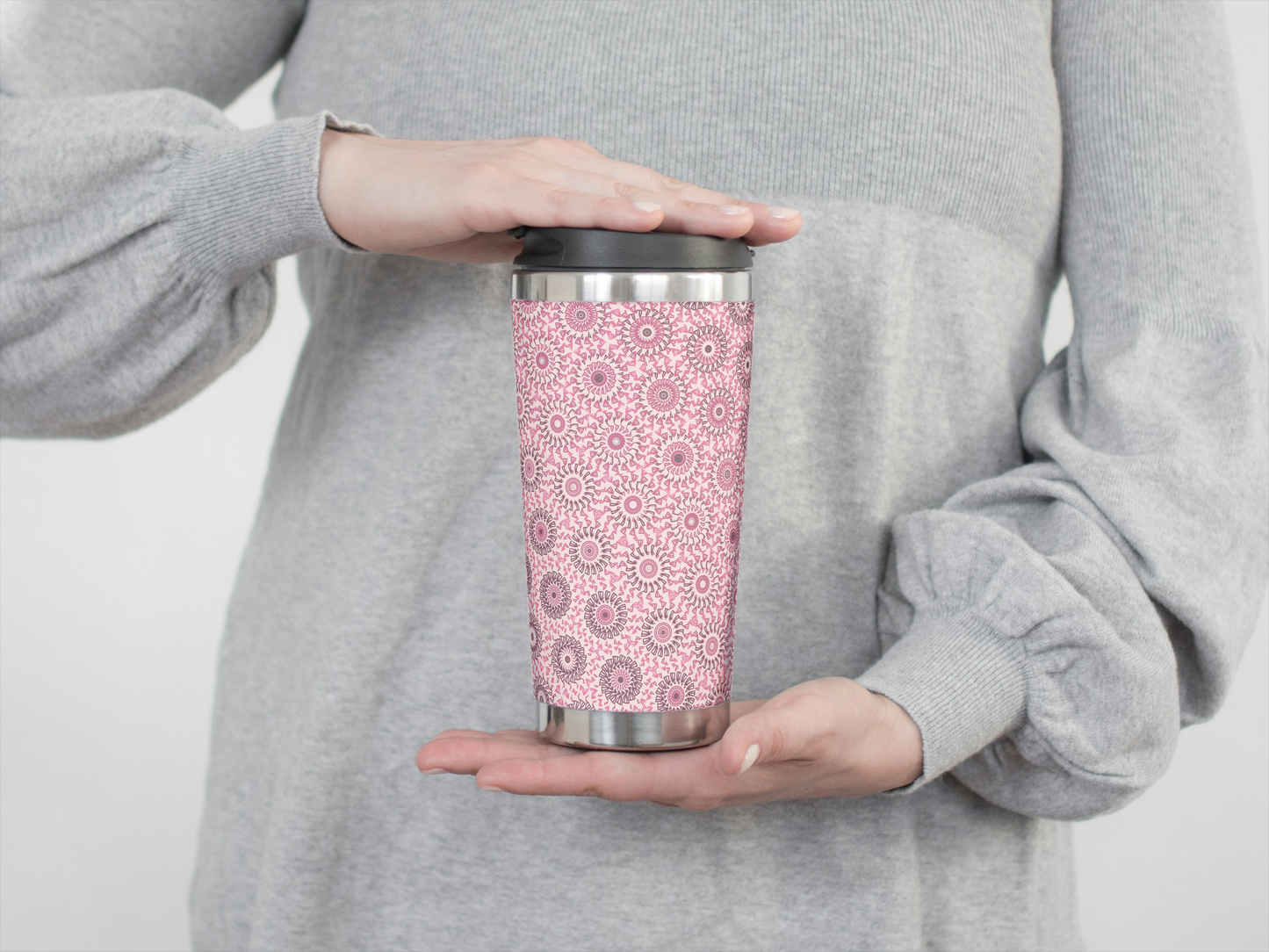 Pastel Blush Freeform Pattern
