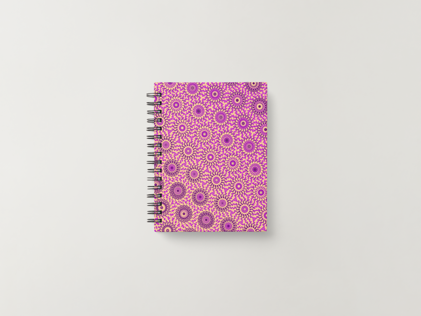 Plum Whirl Freeform Pattern