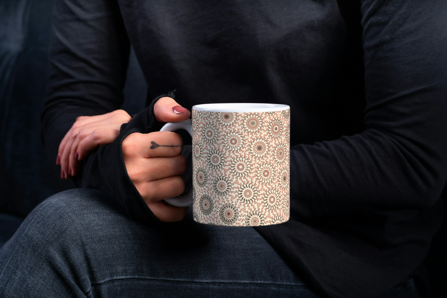 Toasted Spice Freeform Pattern