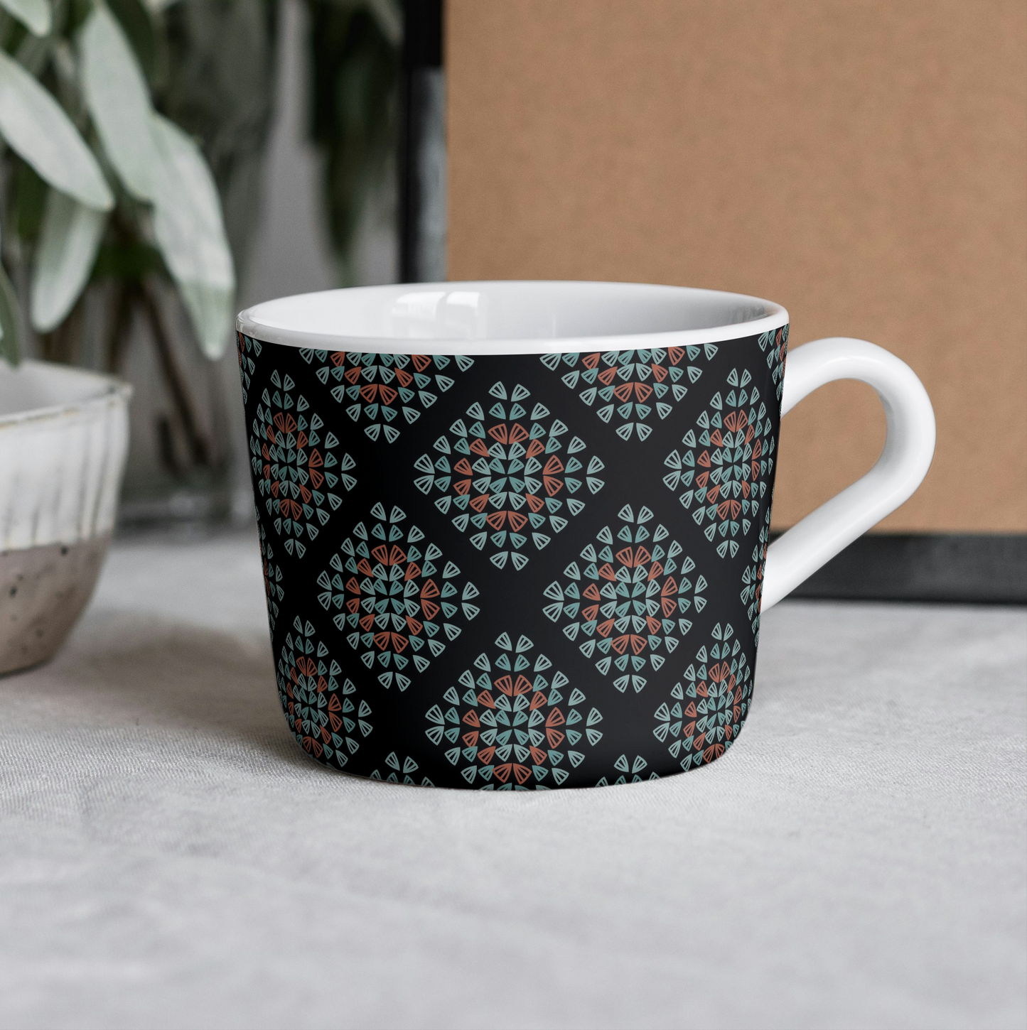 Forest Ember Granny Squares Seamless Print