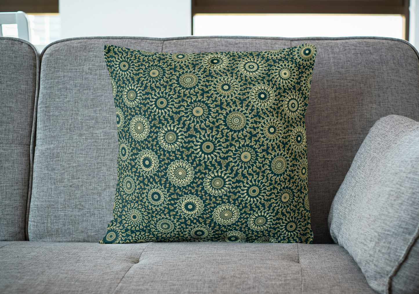Golden Moss Freeform Pattern