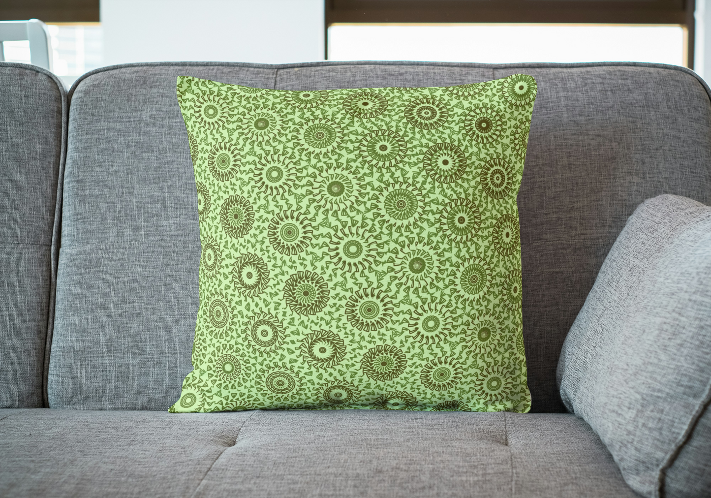 Iced Mint Freeform Pattern