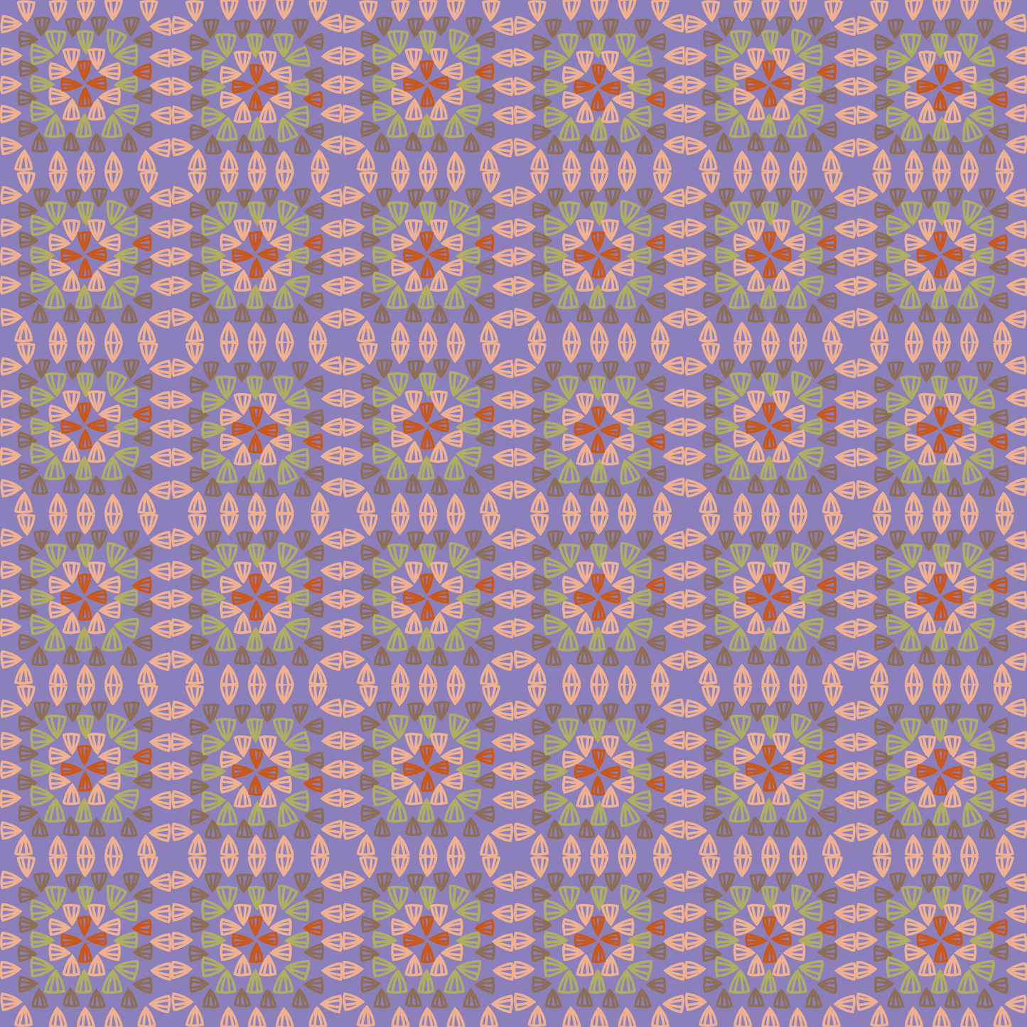 Purple Haze Granny Squares Seamless Print
