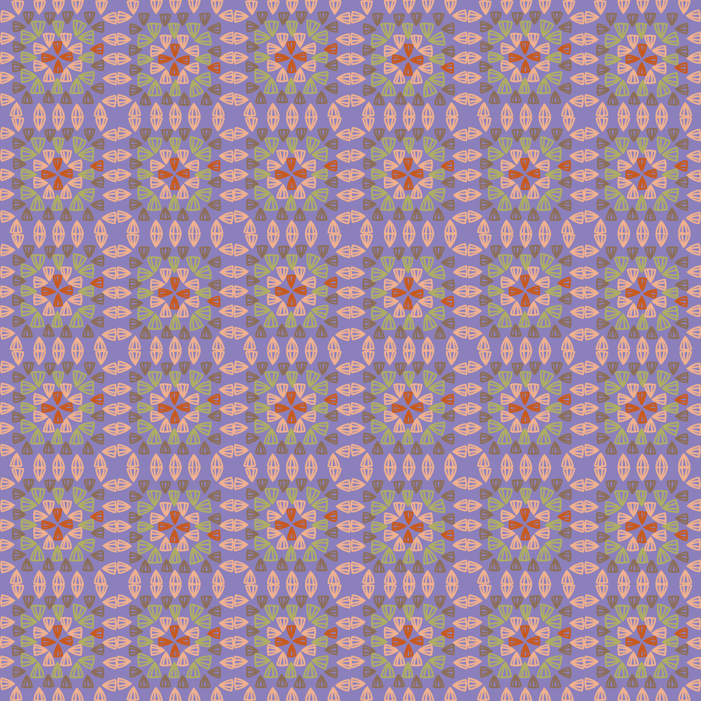 Purple Haze Granny Squares Seamless Print