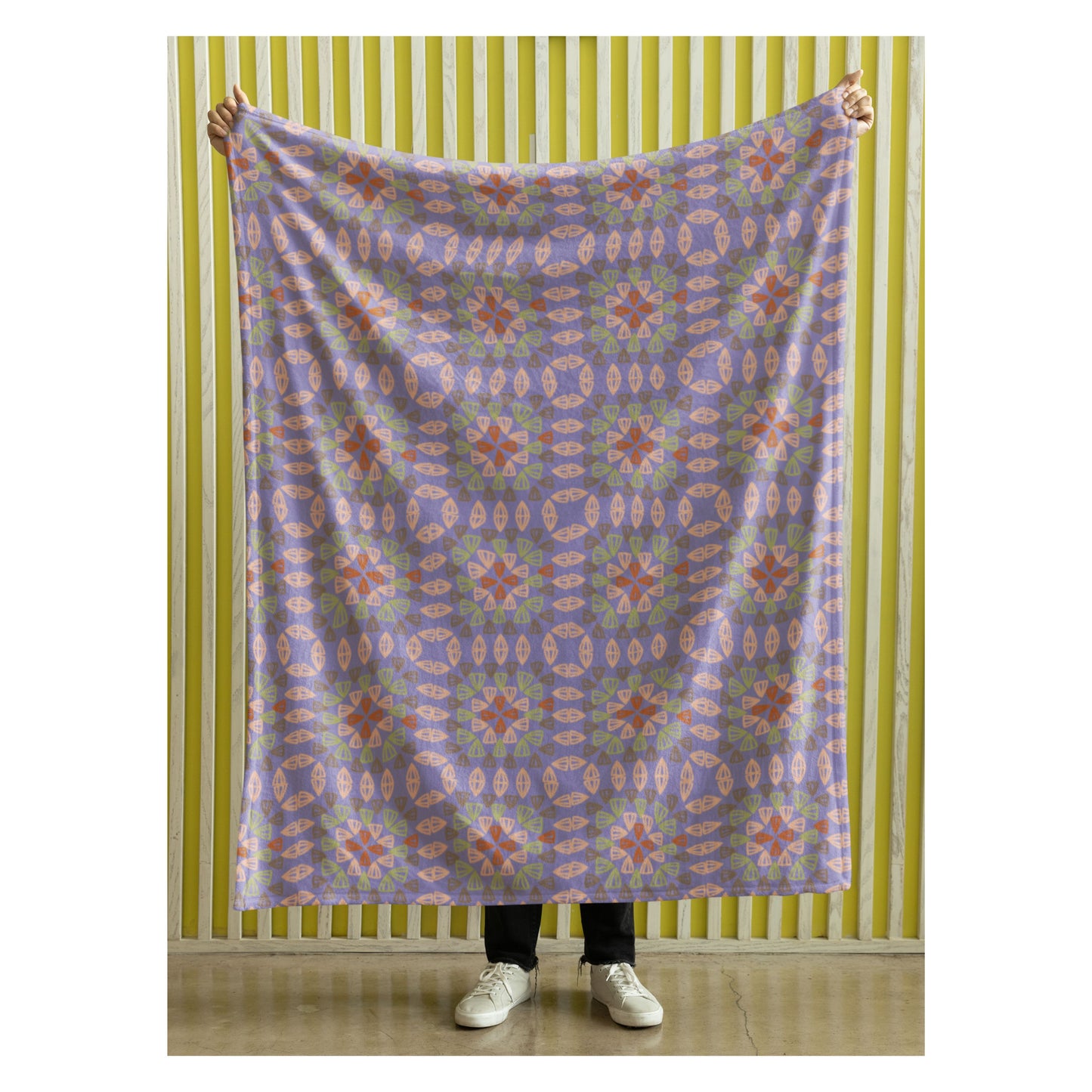 Purple Haze Granny Squares Seamless Print