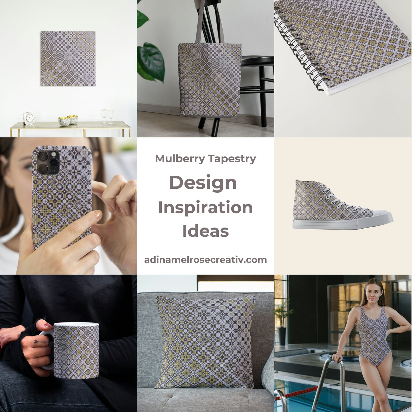 Mulberry Tapestry Freeform Pattern