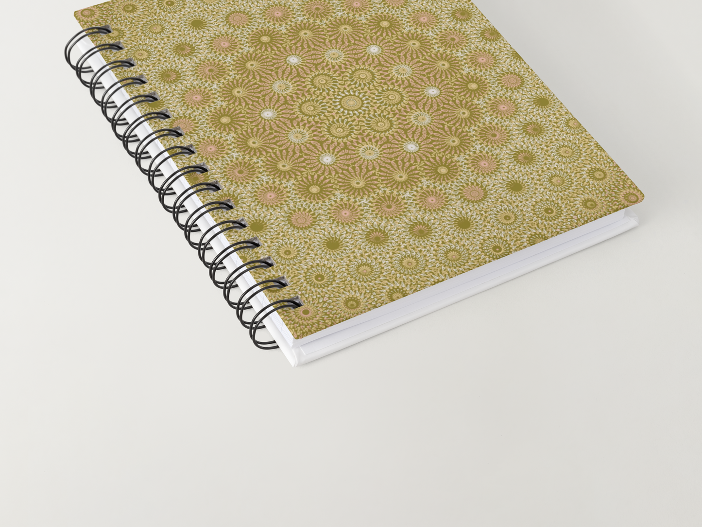 Vintage Golden Sun Freeform Pattern