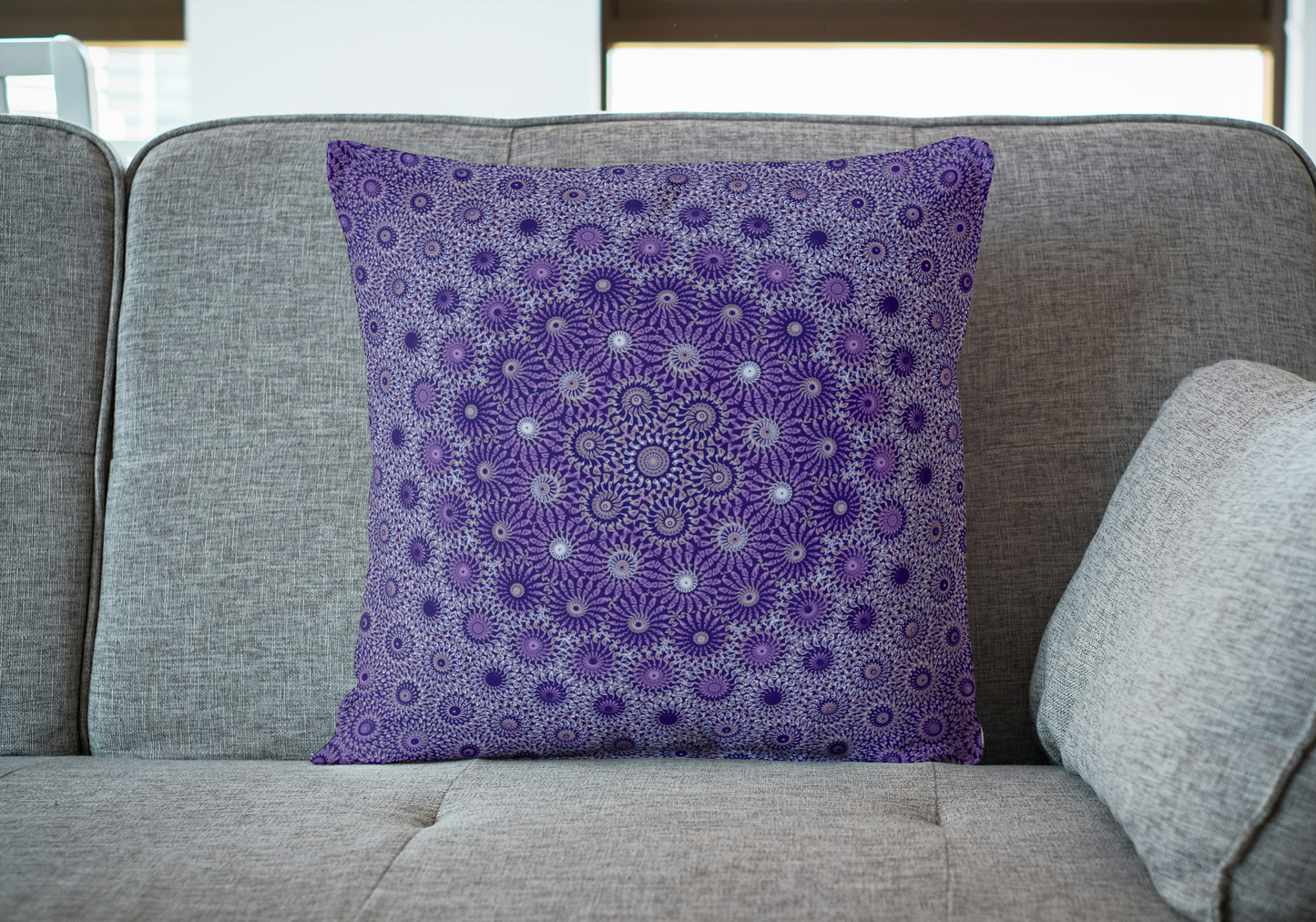 Violet Vortex Freeform Pattern
