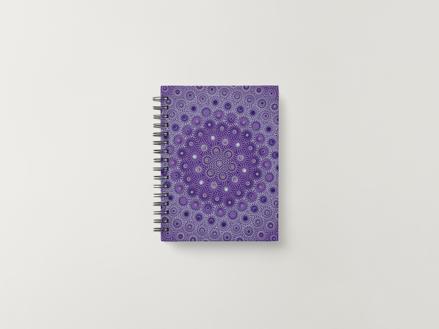 Violet Vortex Freeform Pattern