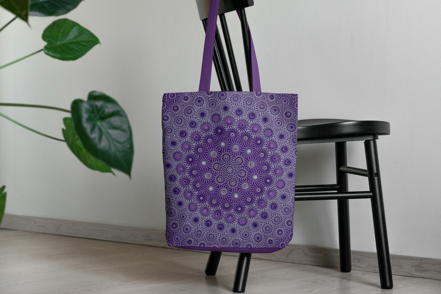 Violet Vortex Freeform Pattern
