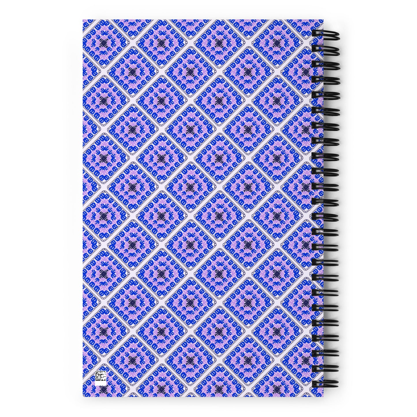 Crochet Print Spiral Notebook Journal