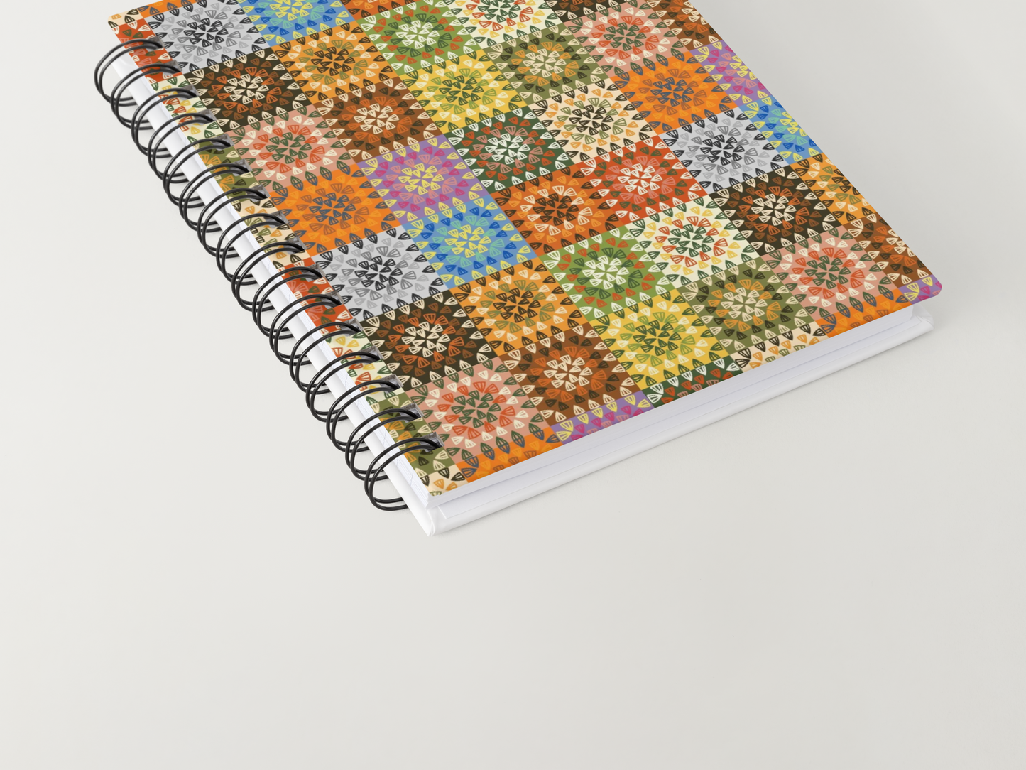 Gypsy Tapestry Granny Squares Seamless Print