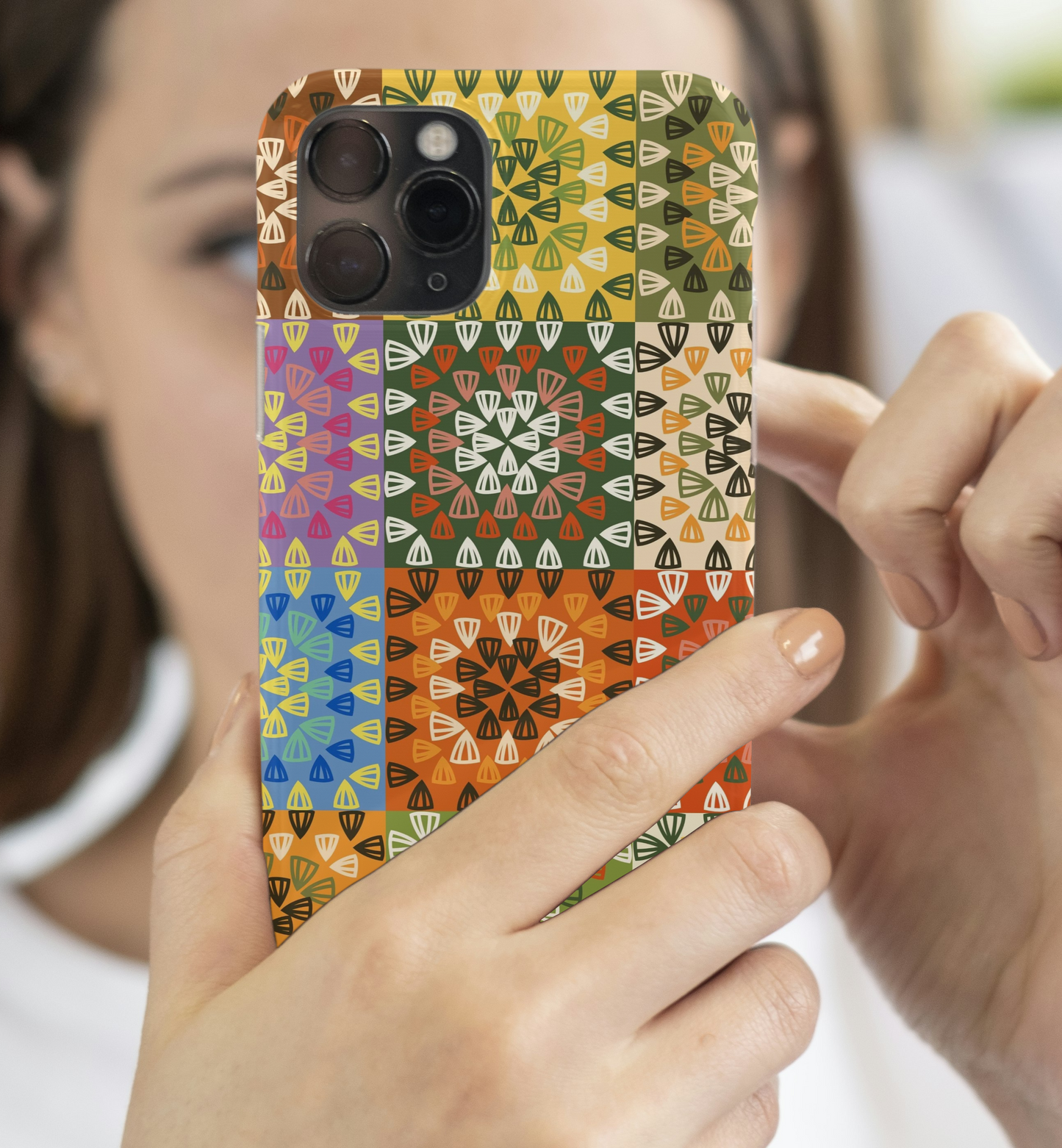 Gypsy Tapestry Granny Squares Seamless Print