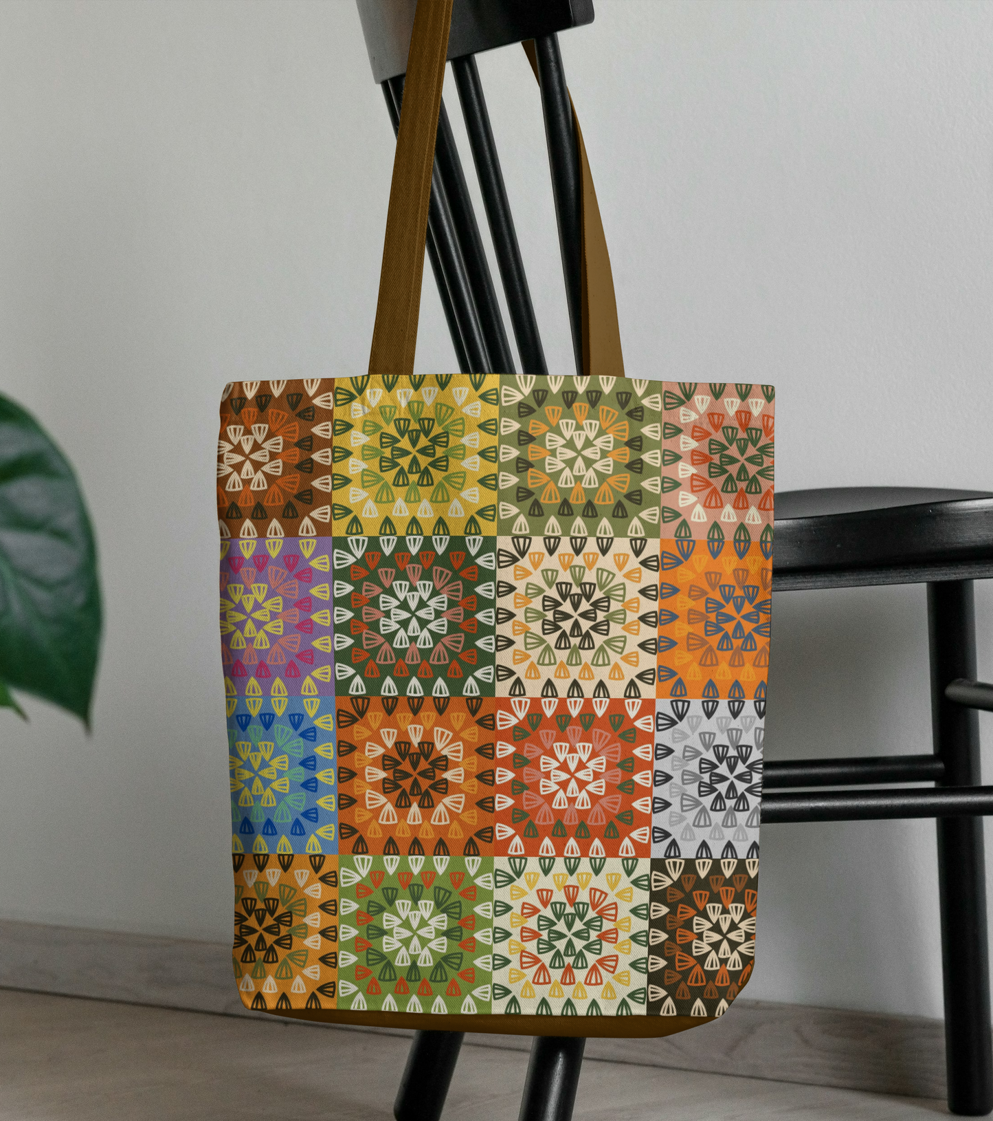 Gypsy Tapestry Granny Squares Seamless Print
