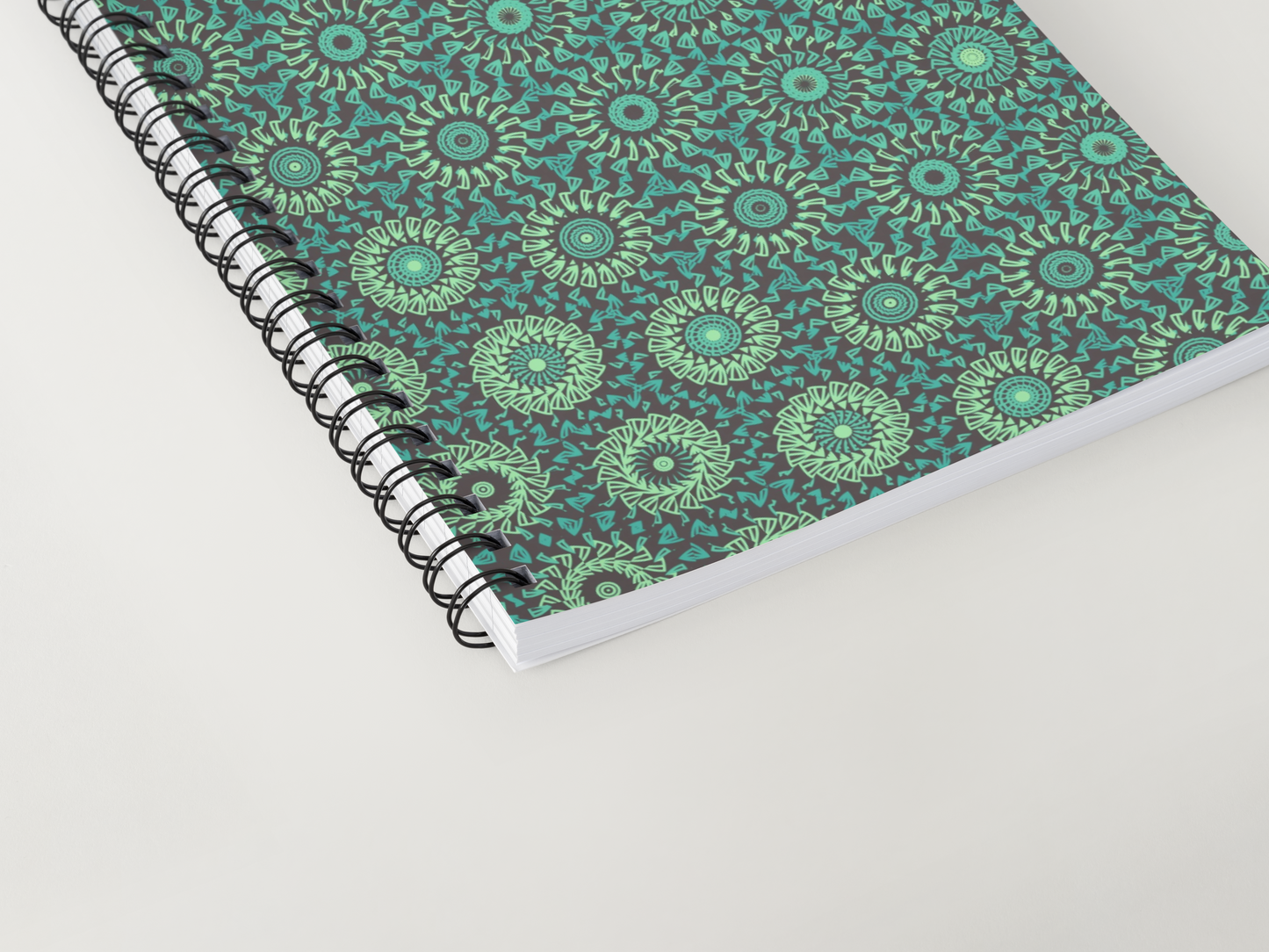 Mint Mirage Freeform Pattern