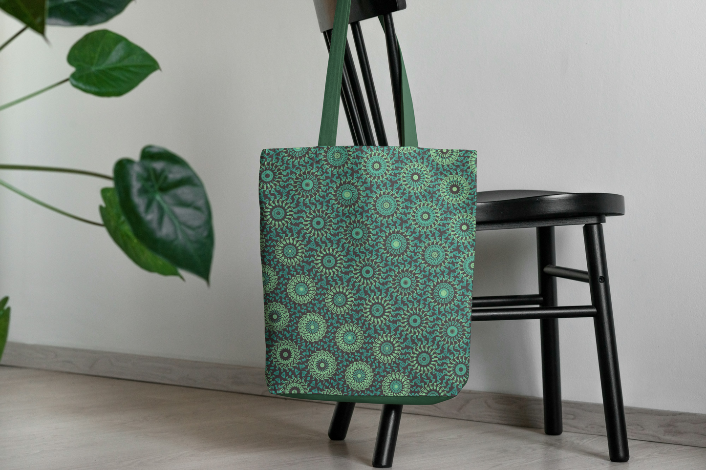 Mint Mirage Freeform Pattern