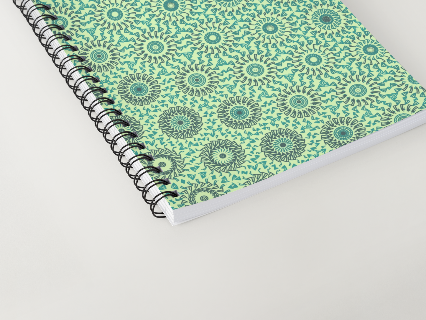 Mint Whisper Freeform Pattern
