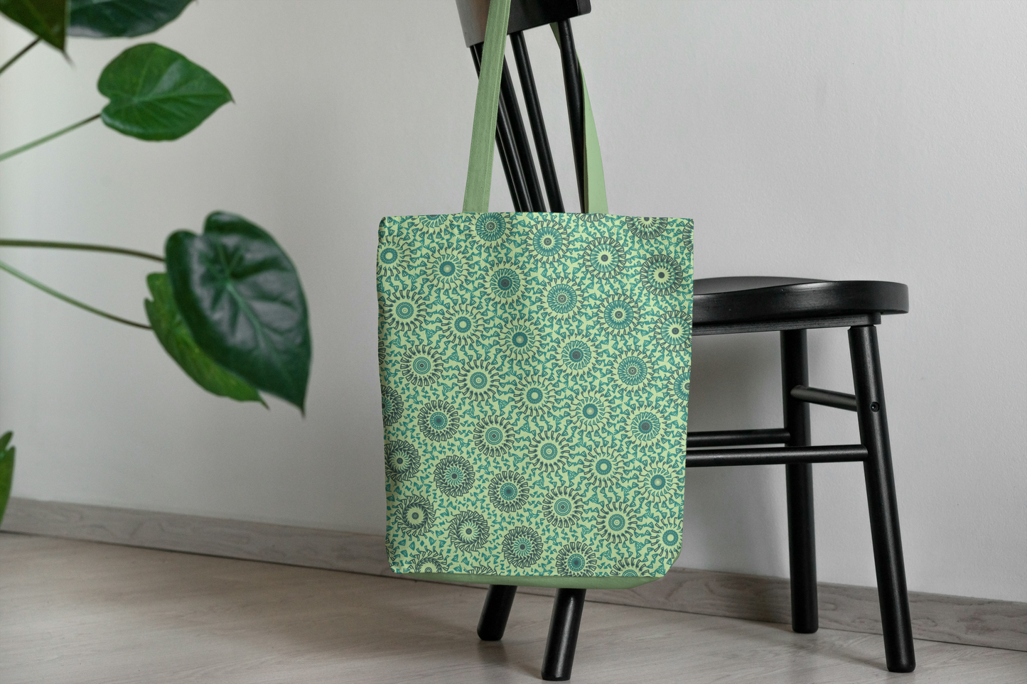 Mint Whisper Freeform Pattern
