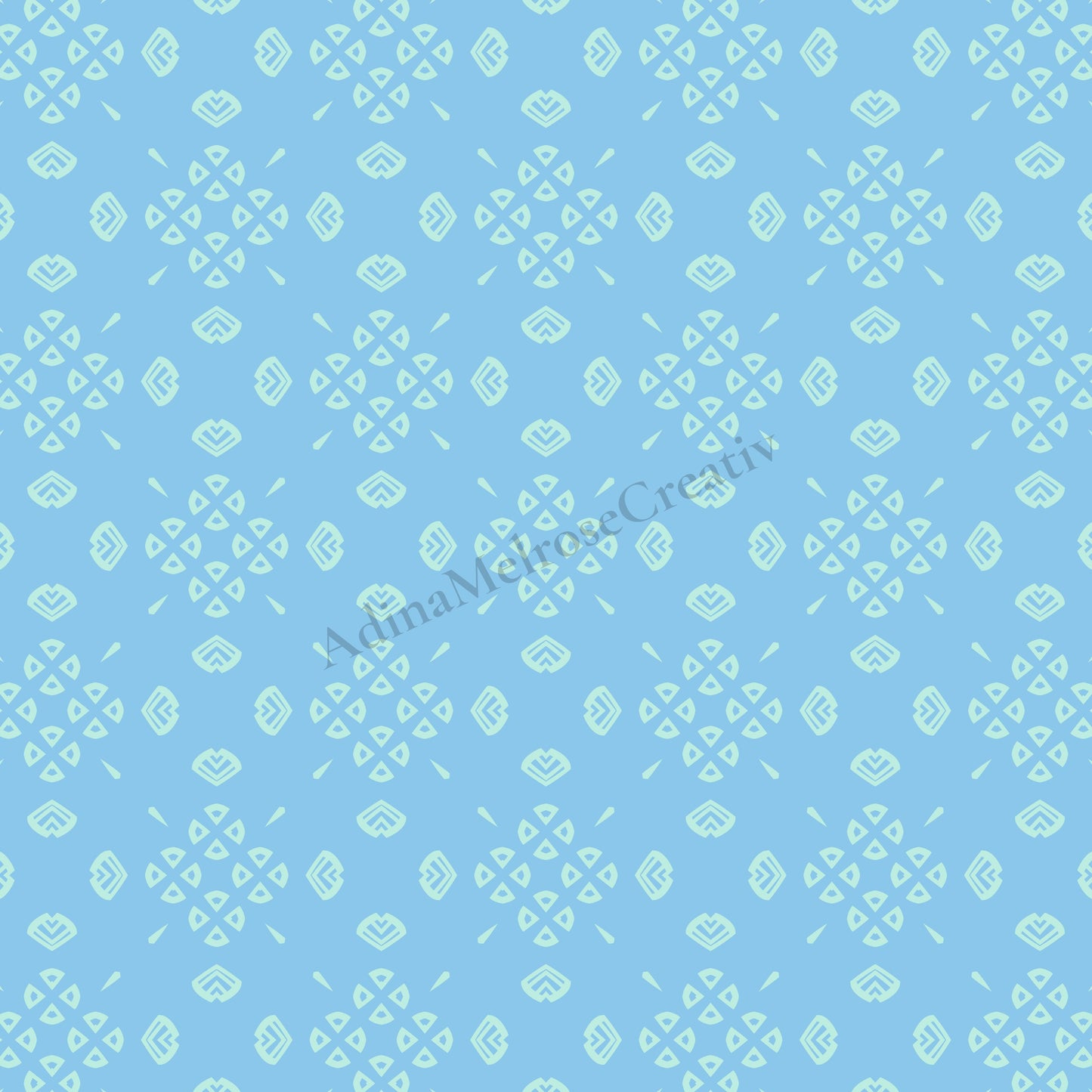Arctic Blue Echo Collection | 12 Seamless Patterns Bundle