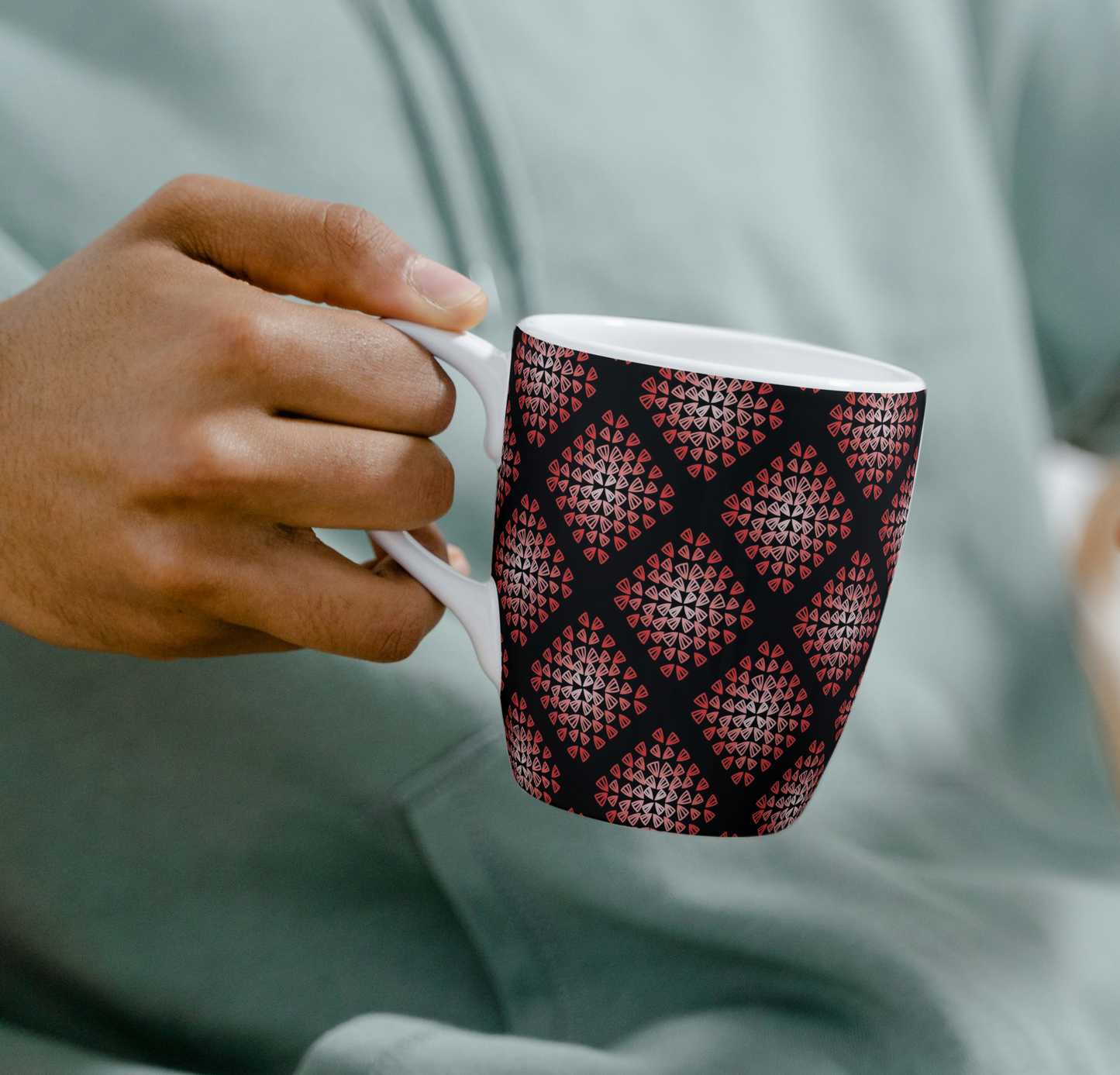 Pink Nedava Granny Squares Seamless Print