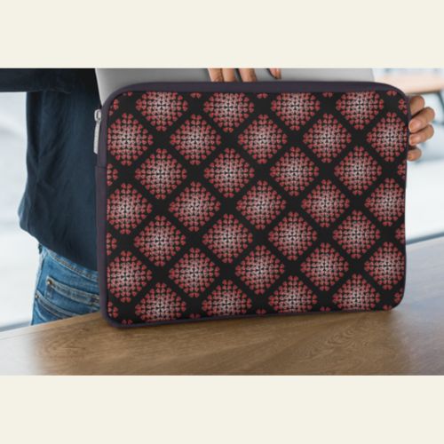 Pink Nedava Granny Squares Seamless Print