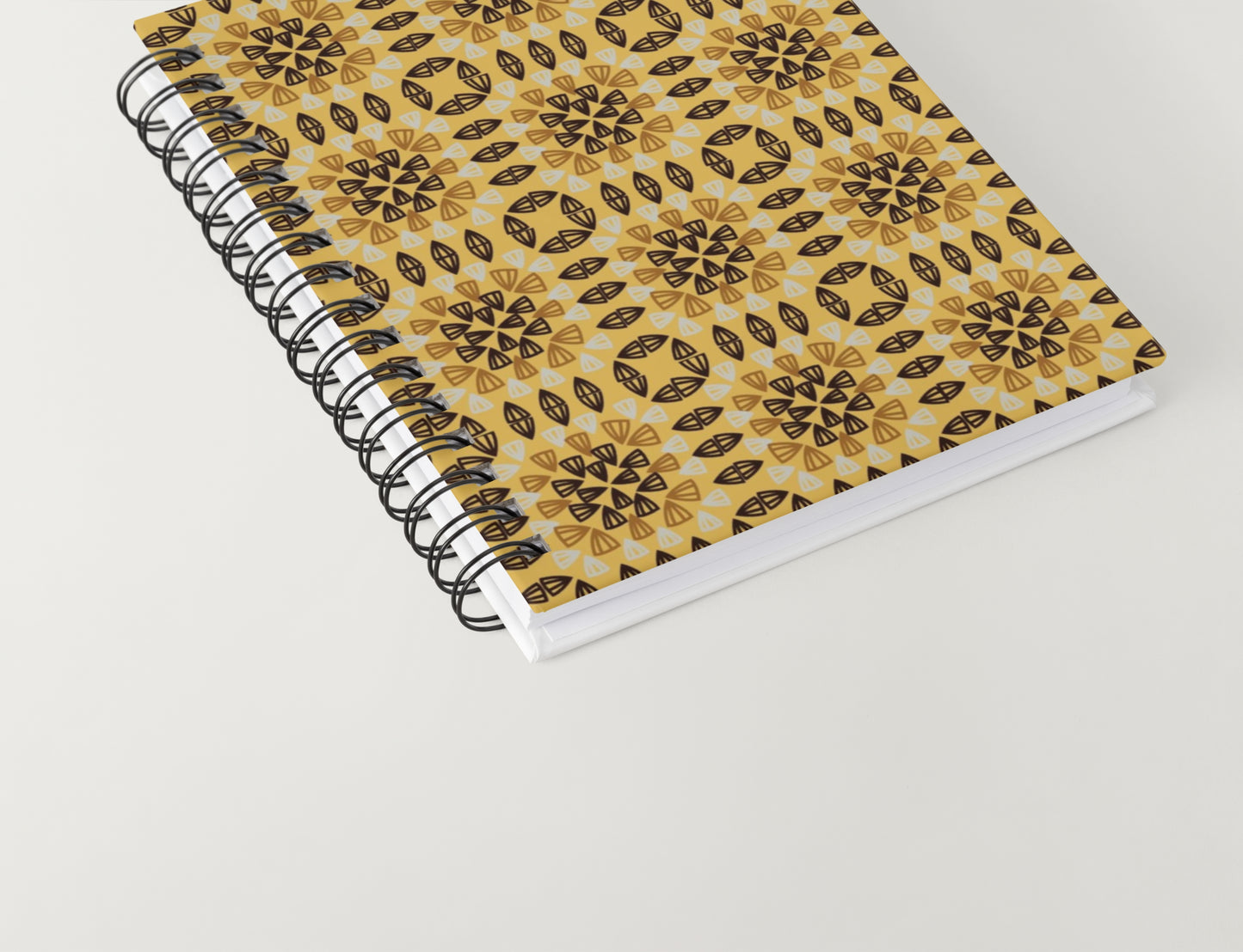 Amber Aura Granny Squares Seamless Print