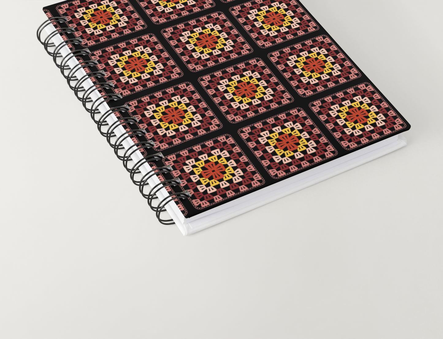 Amber Threads Granny Squares Print