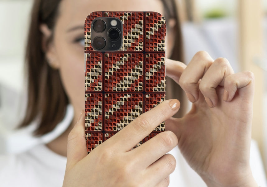 Amber Trellis Lattice Granny Squares Seamless Print
