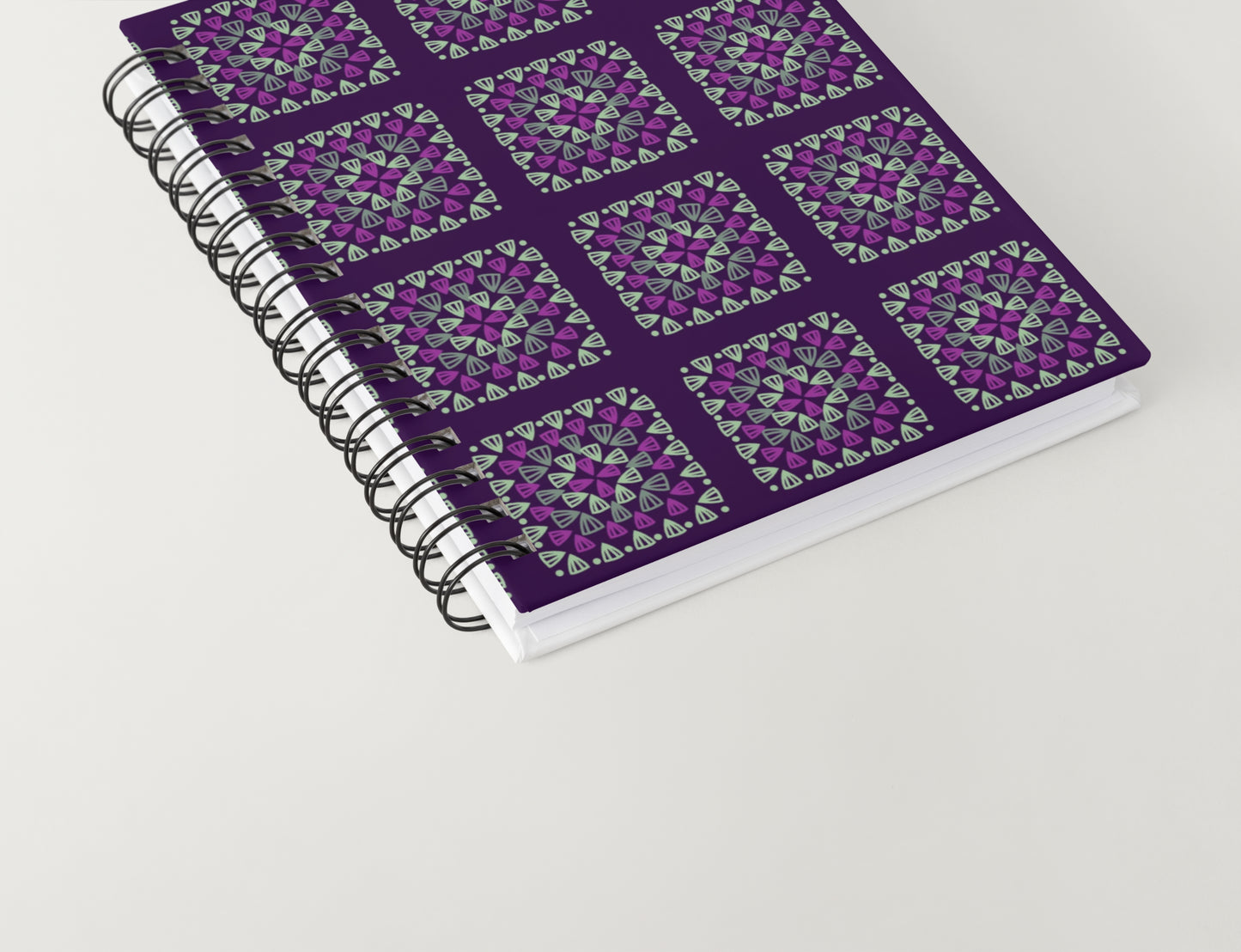 Amethyst Weave Granny Squares Seamless Print