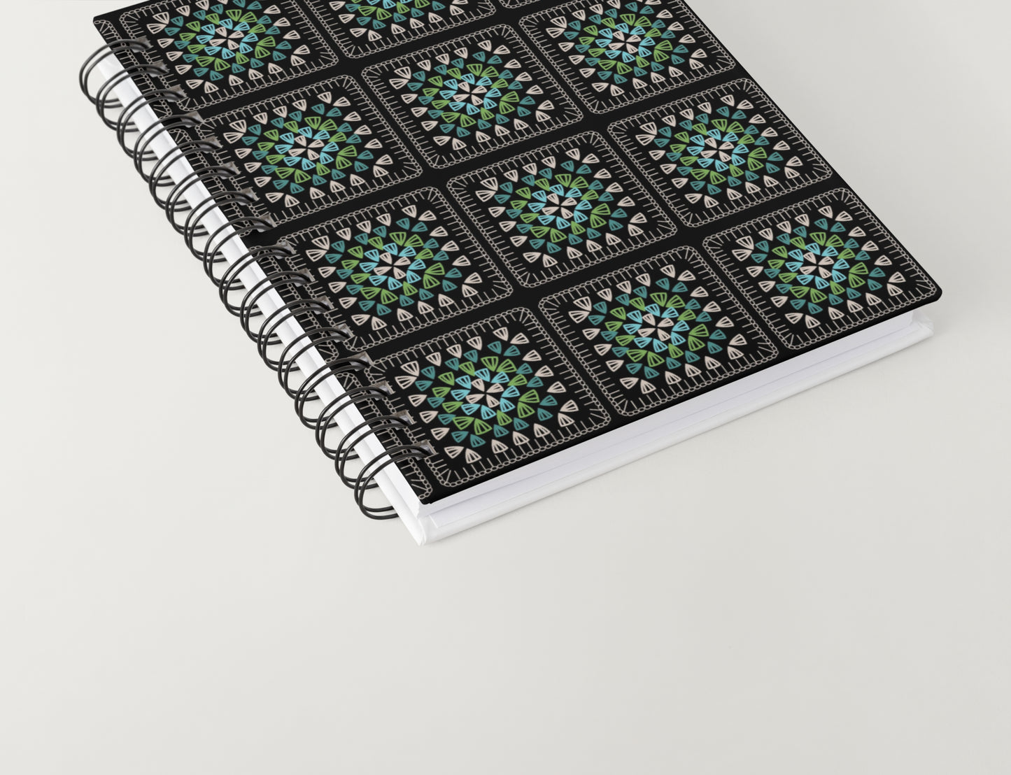 Apple Meadow Granny Squares Print
