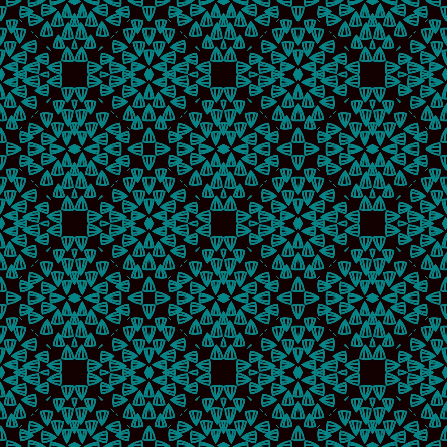 Aqua Teal Lace Granny Squares Seamless Pint