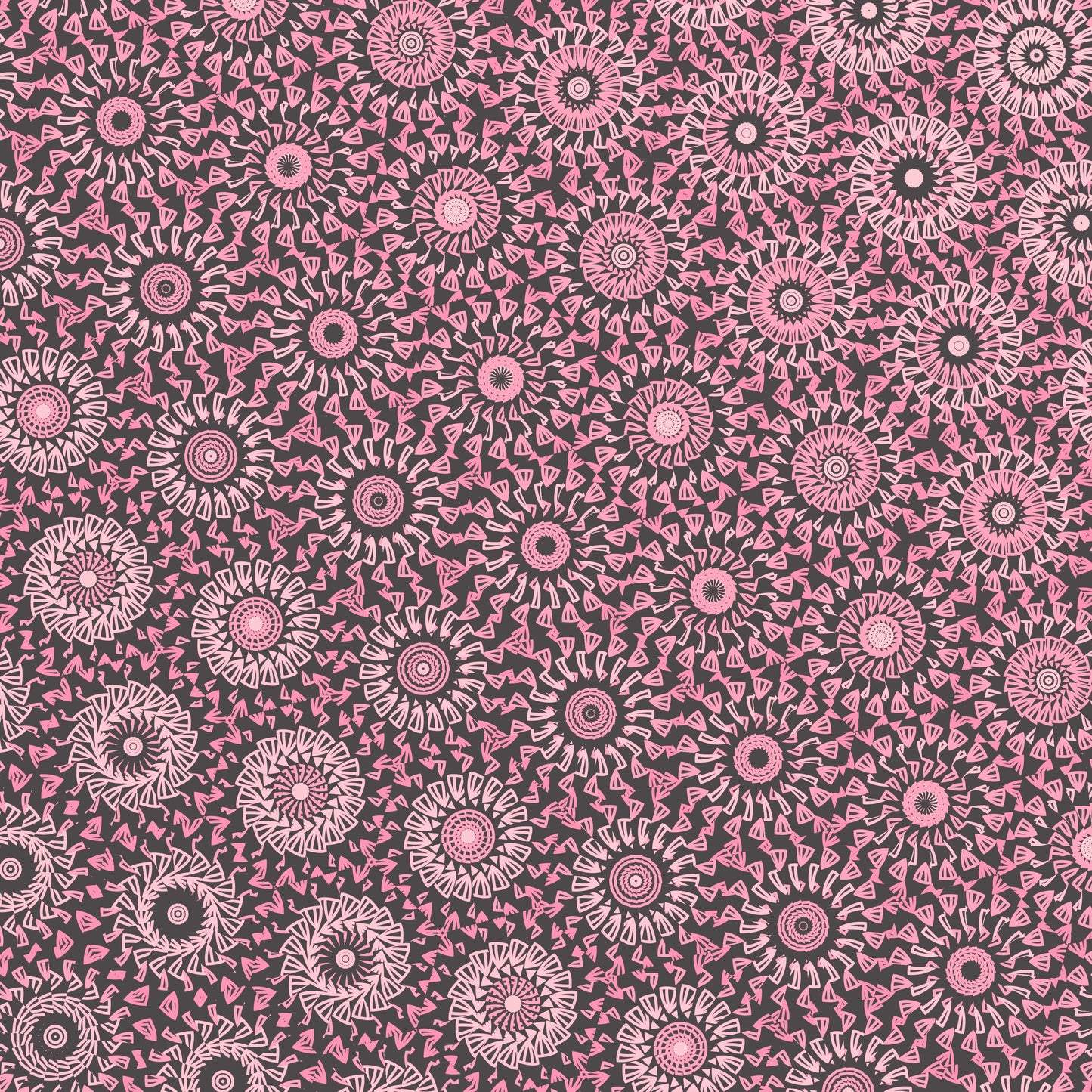 Blush Orbit Lace Wheel Freeform Pattern