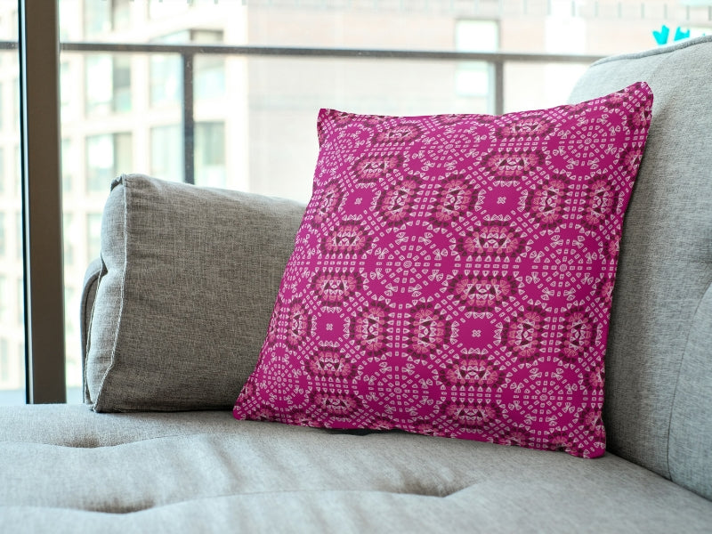 Candy Floss Crochet-Inspired Granny Squares Print