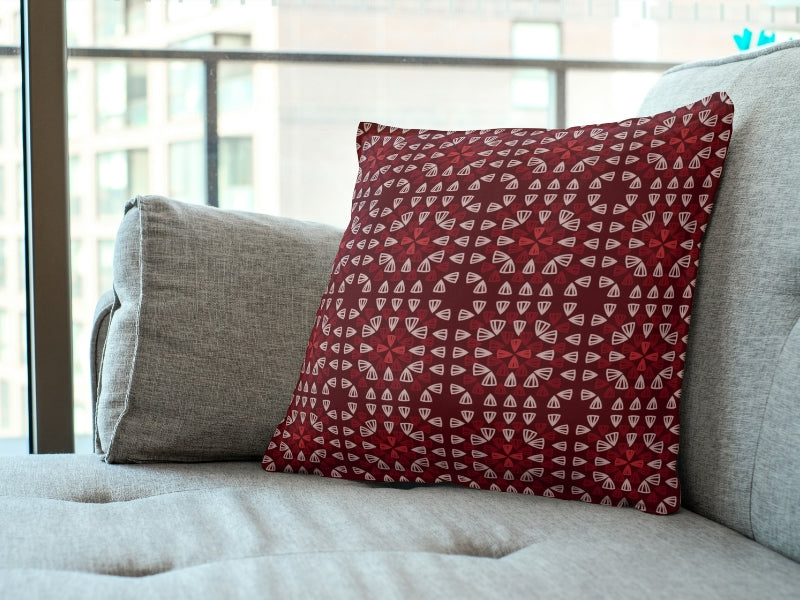 Cherry Blossom Granny Squares Seamless Print