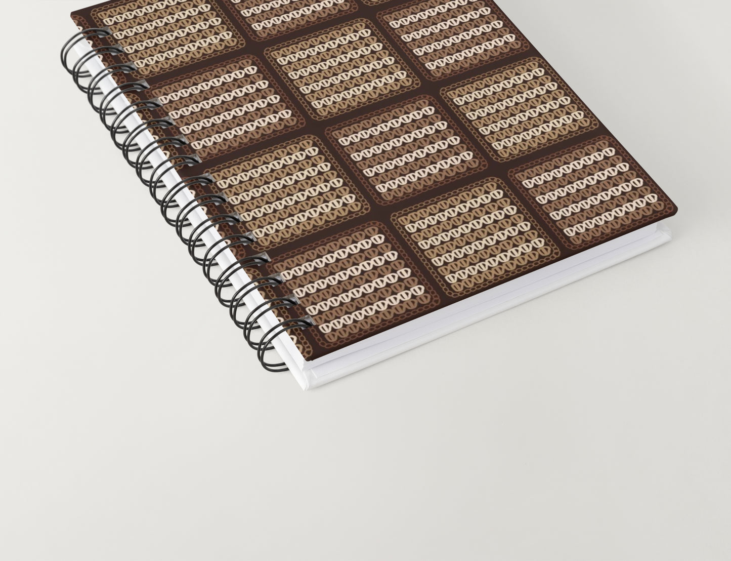 Chunky Afghan Mocha Mousse Lattice Granny Squares Seamless Print