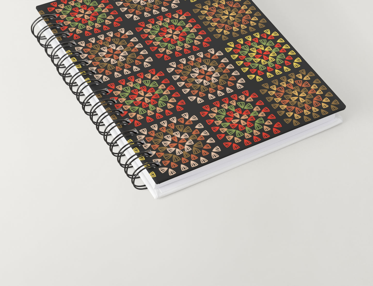 Dark Rustic Tapestry Granny Squares Print