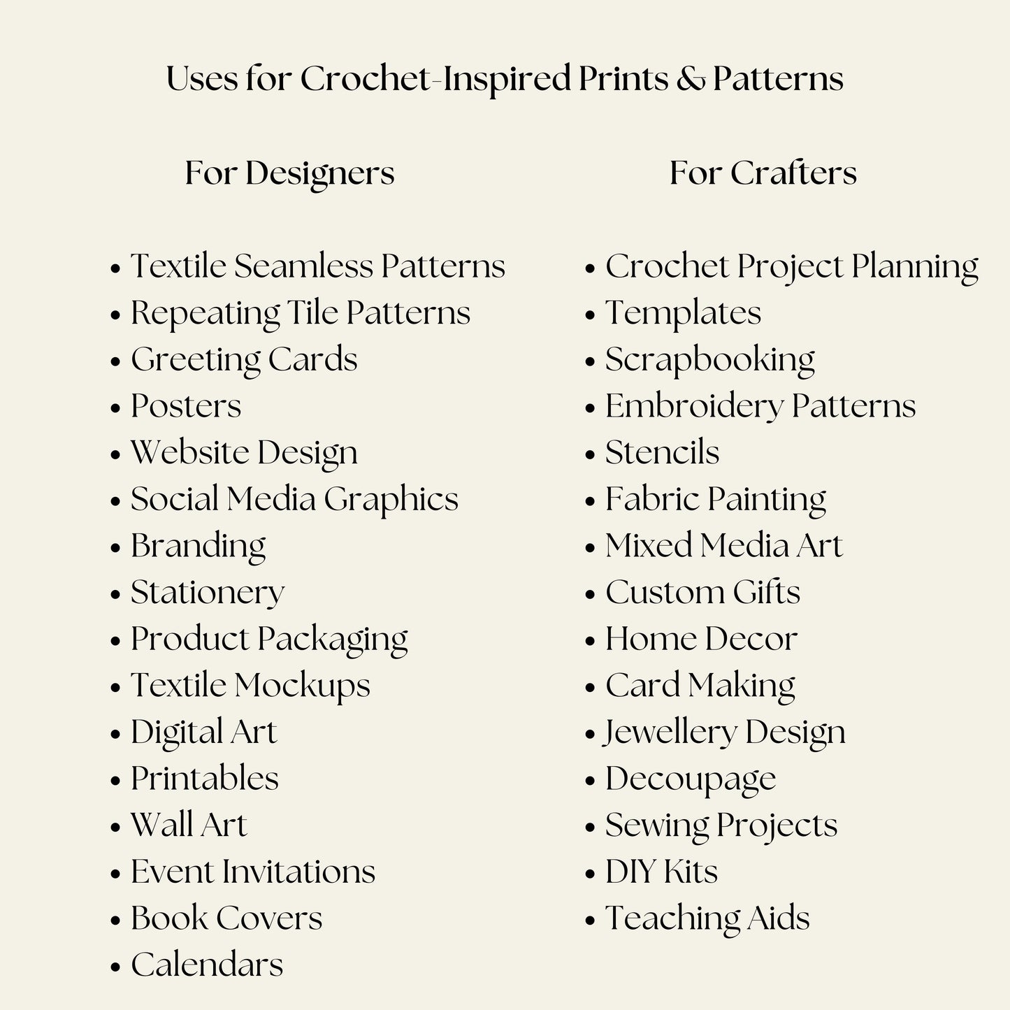 Utilities for crochet-inspired freeform effect geometric pattern