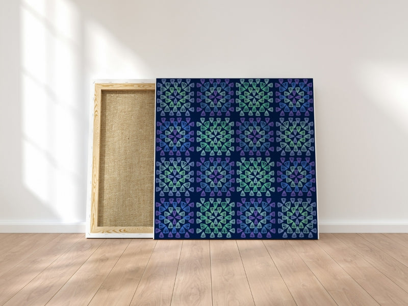 Eclipse Tapestry Granny Squares Print
