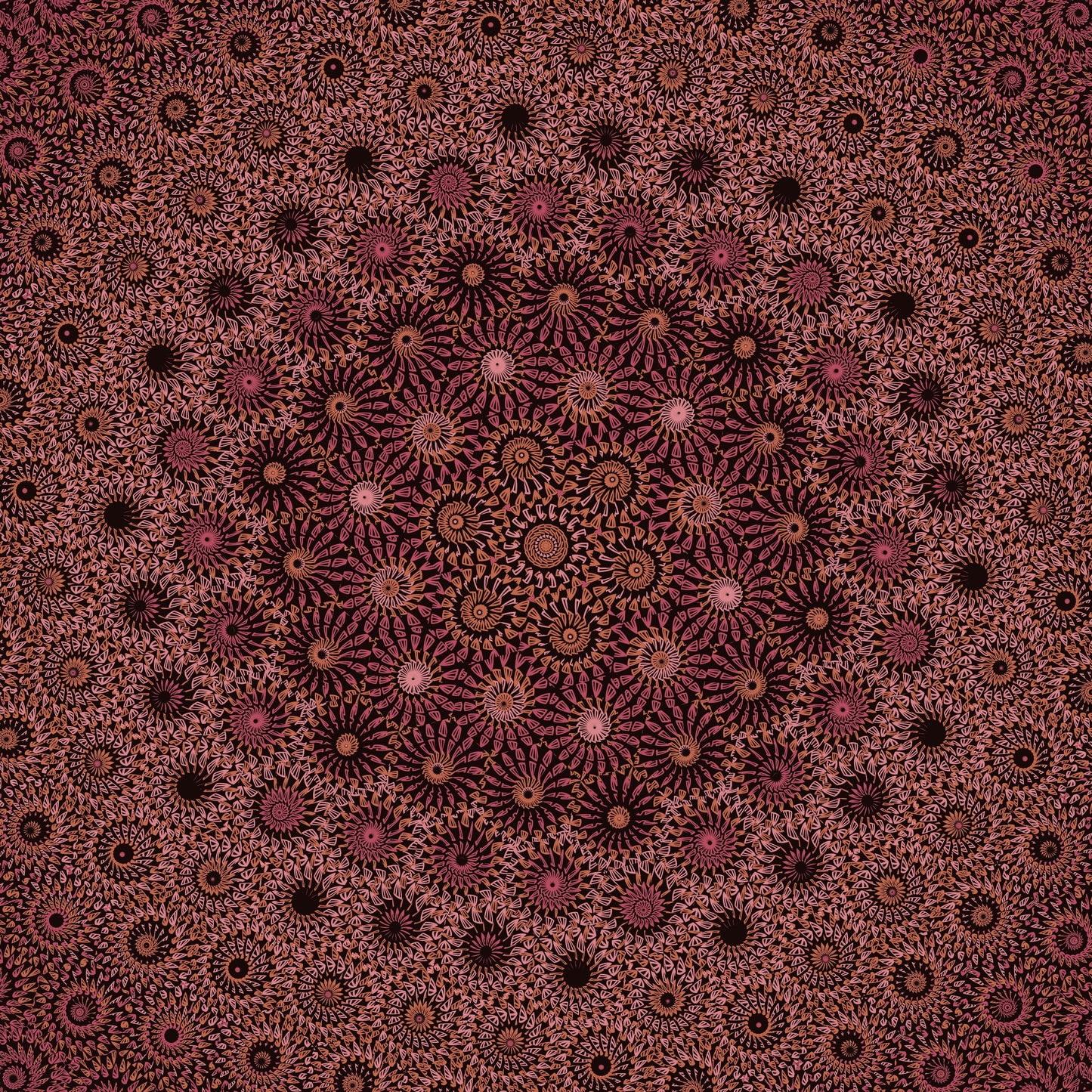 Garnet Eclipse Freeform Pattern