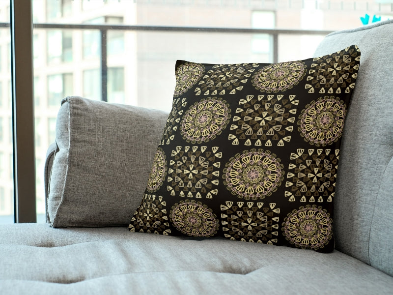 Gold Rose Lace Seamless Print