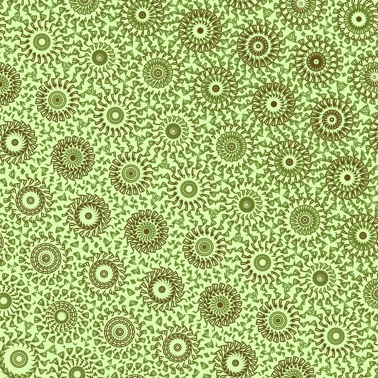 Iced Mint Freeform Pattern