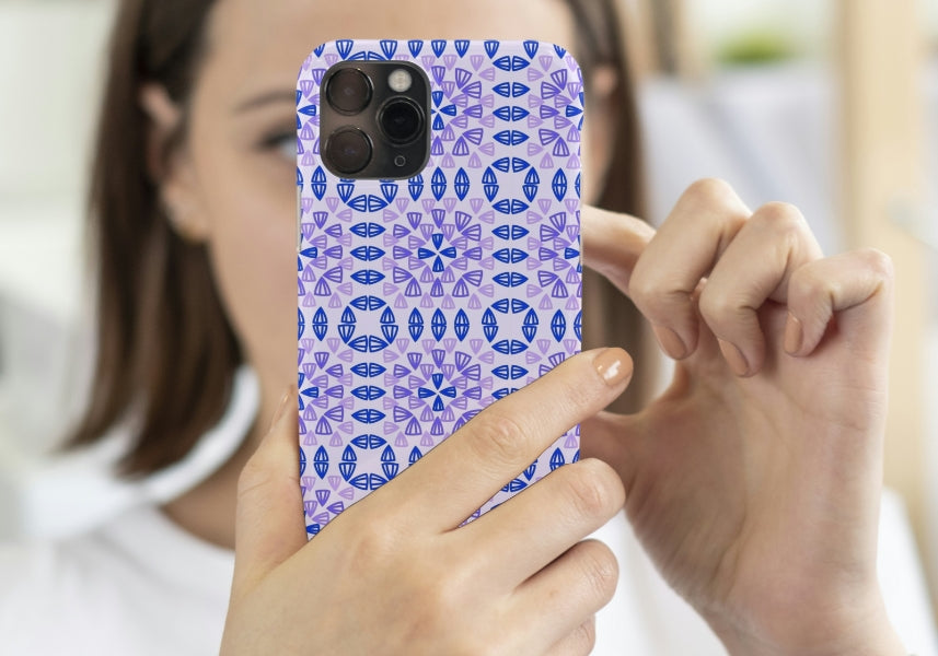 Lavablue Granny Squares Seamless Print