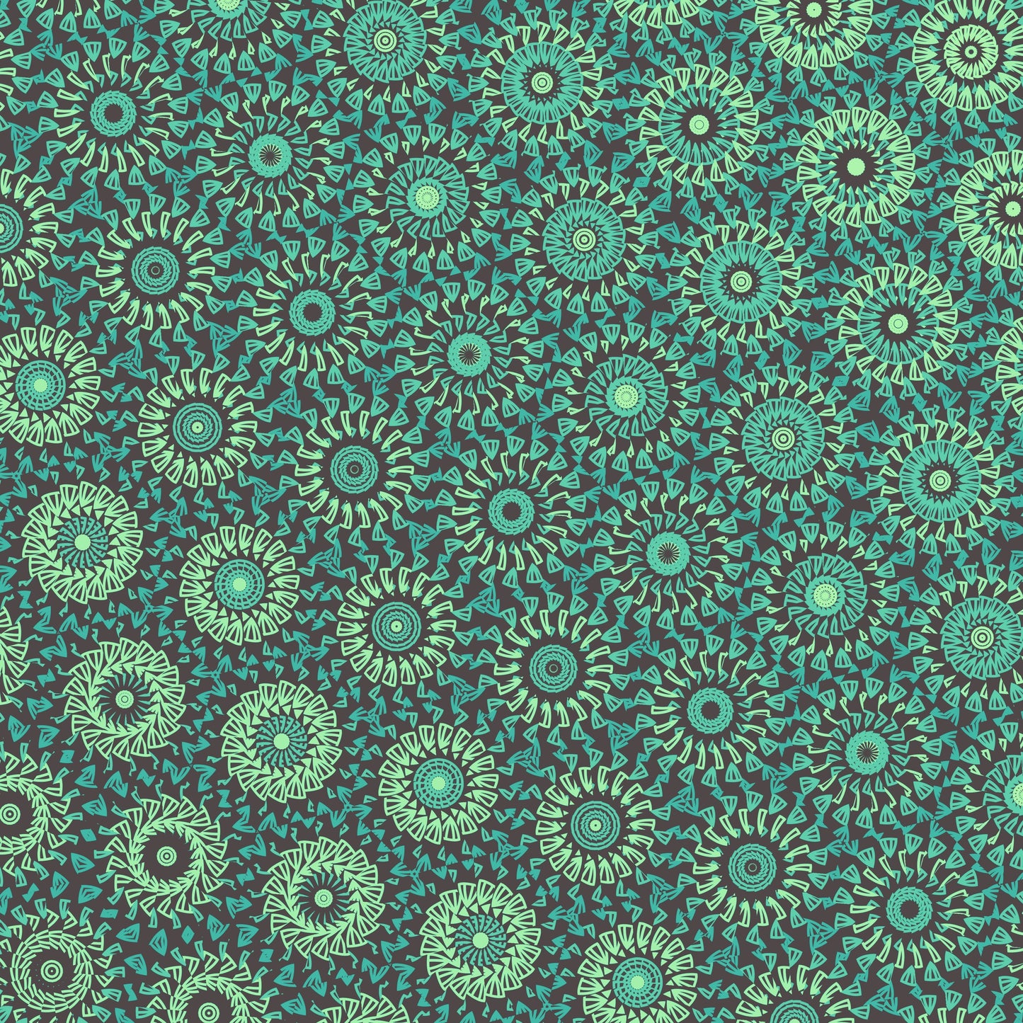 Mint Mirage Freeform Pattern