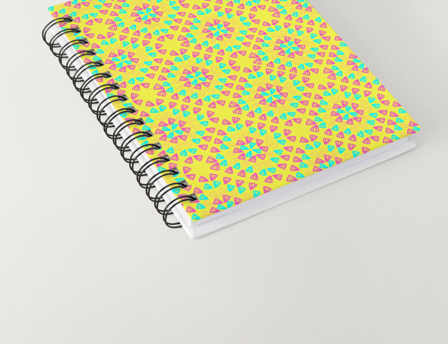 Neon Yellow Pop Granny Squares Seamless Print
