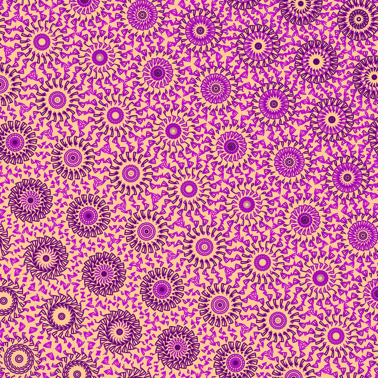 Plum Whirl Freeform Pattern