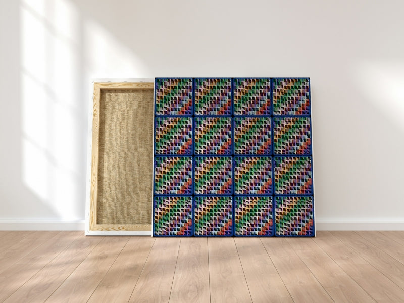 Prisma Weave Trellis Granny Squares Print
