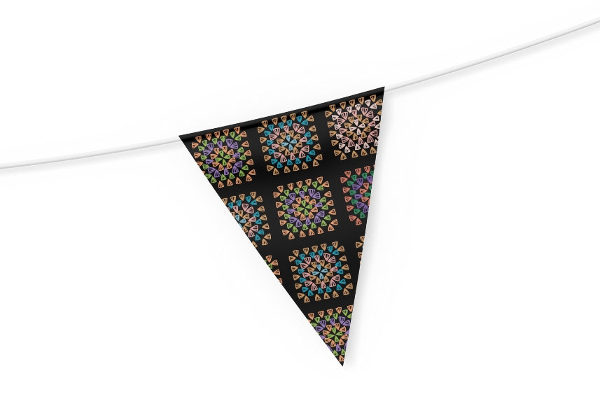 Radiant Tapestry Granny Squares Seamless Print