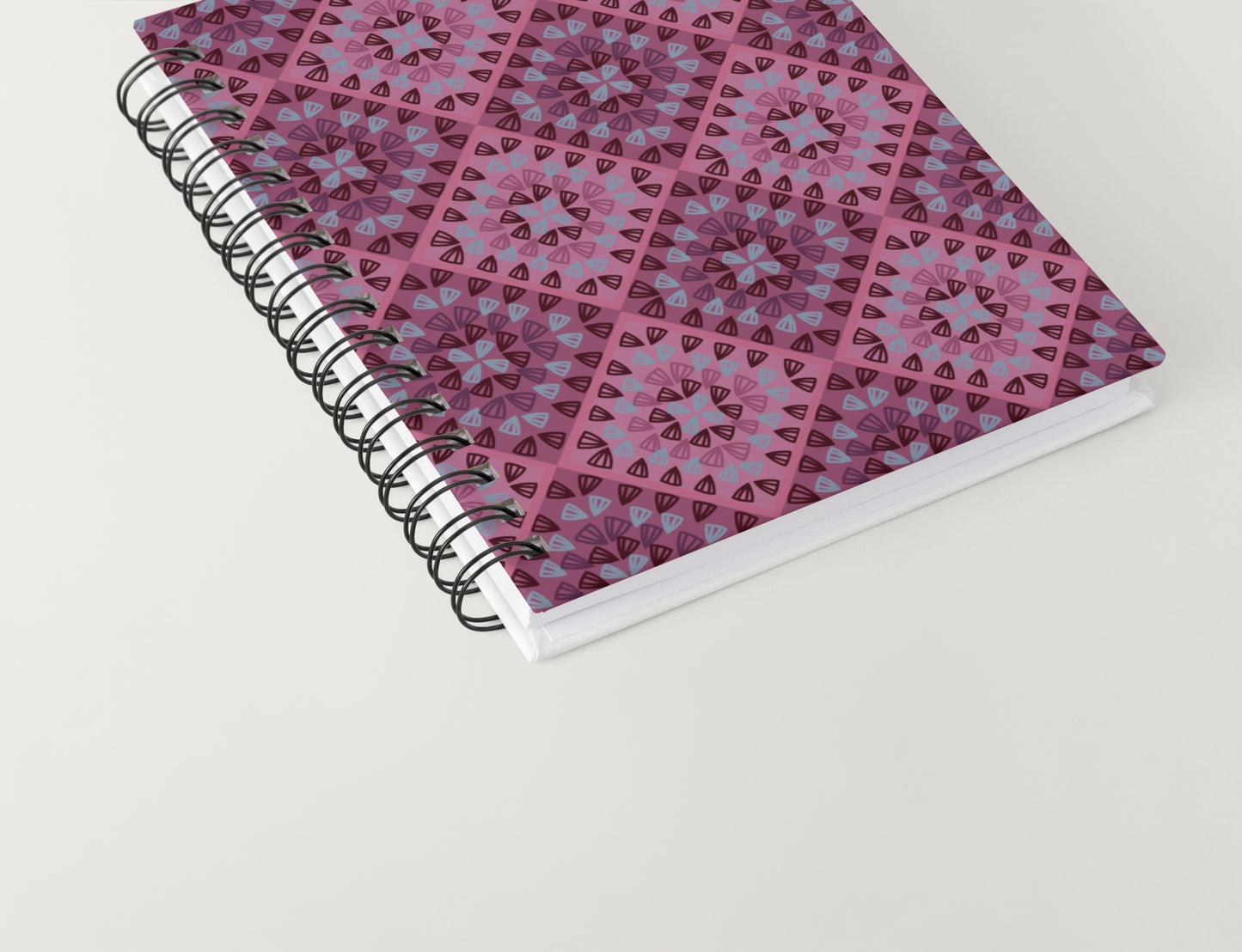 Raspberry Ripple Granny Squares Seamless Print
