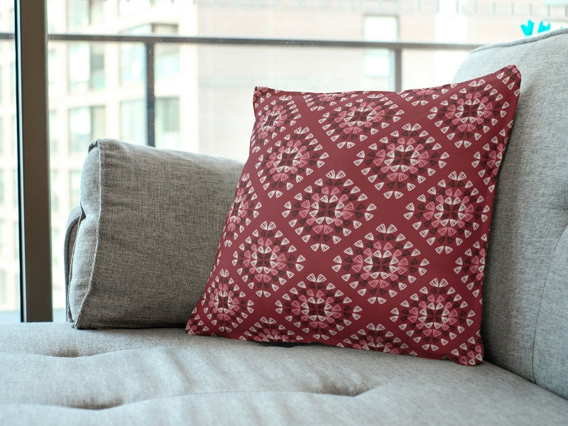 Scarlett Mosaic Granny Squares Seamless Print